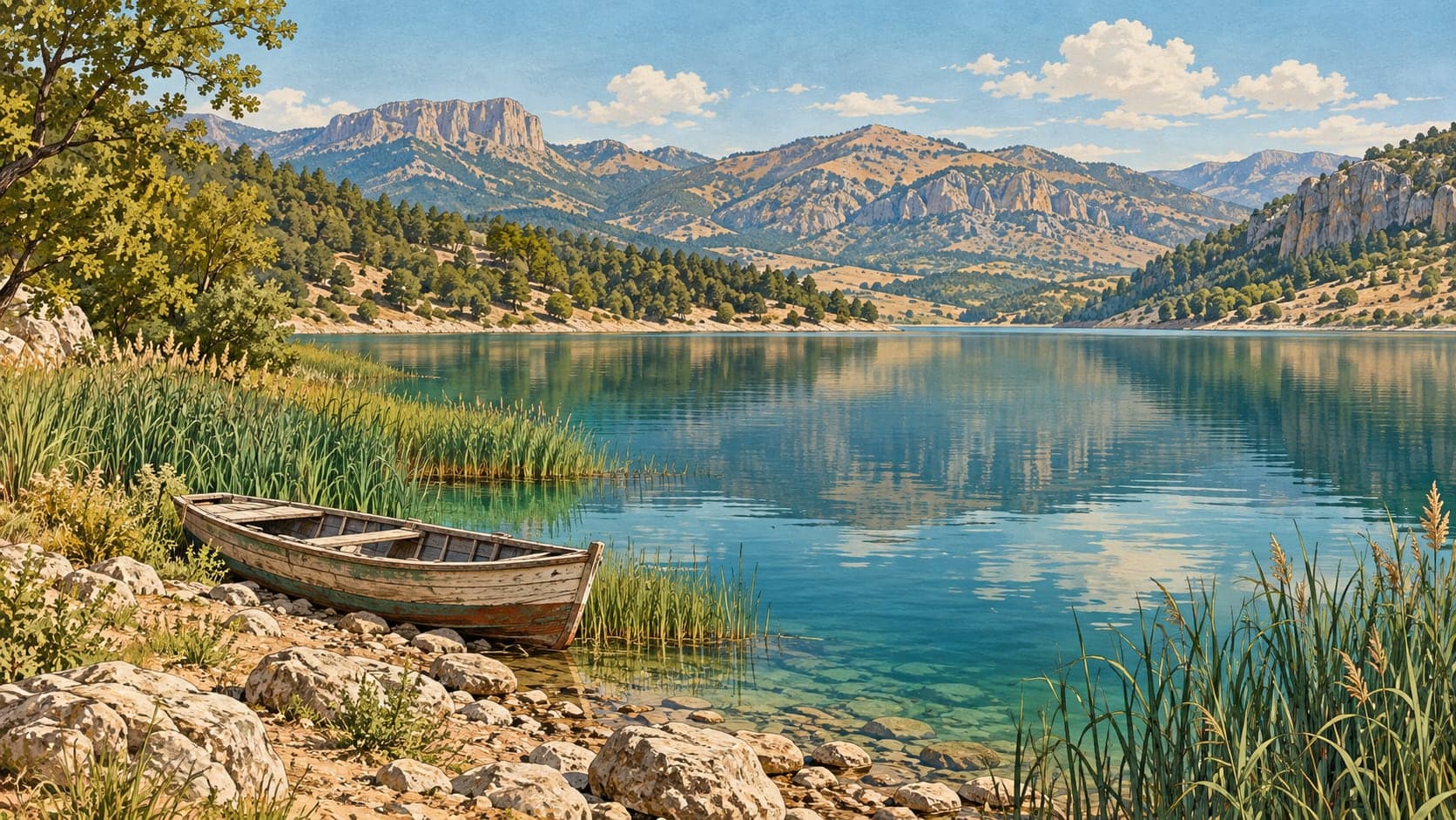 Hamurpet (akdoğan) Lake çizimi, Muş