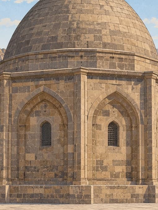 Illustration of Hasan Padişah Tomb Tower, Bitlis