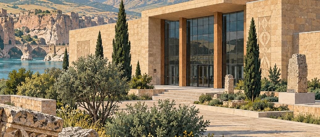 Illustration of Hasankeyf Museum, Batman