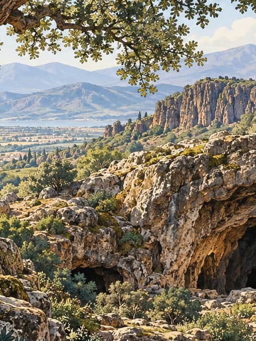 Illustration of Hassa Lav Tüpü Caves Natural Monument, Hatay