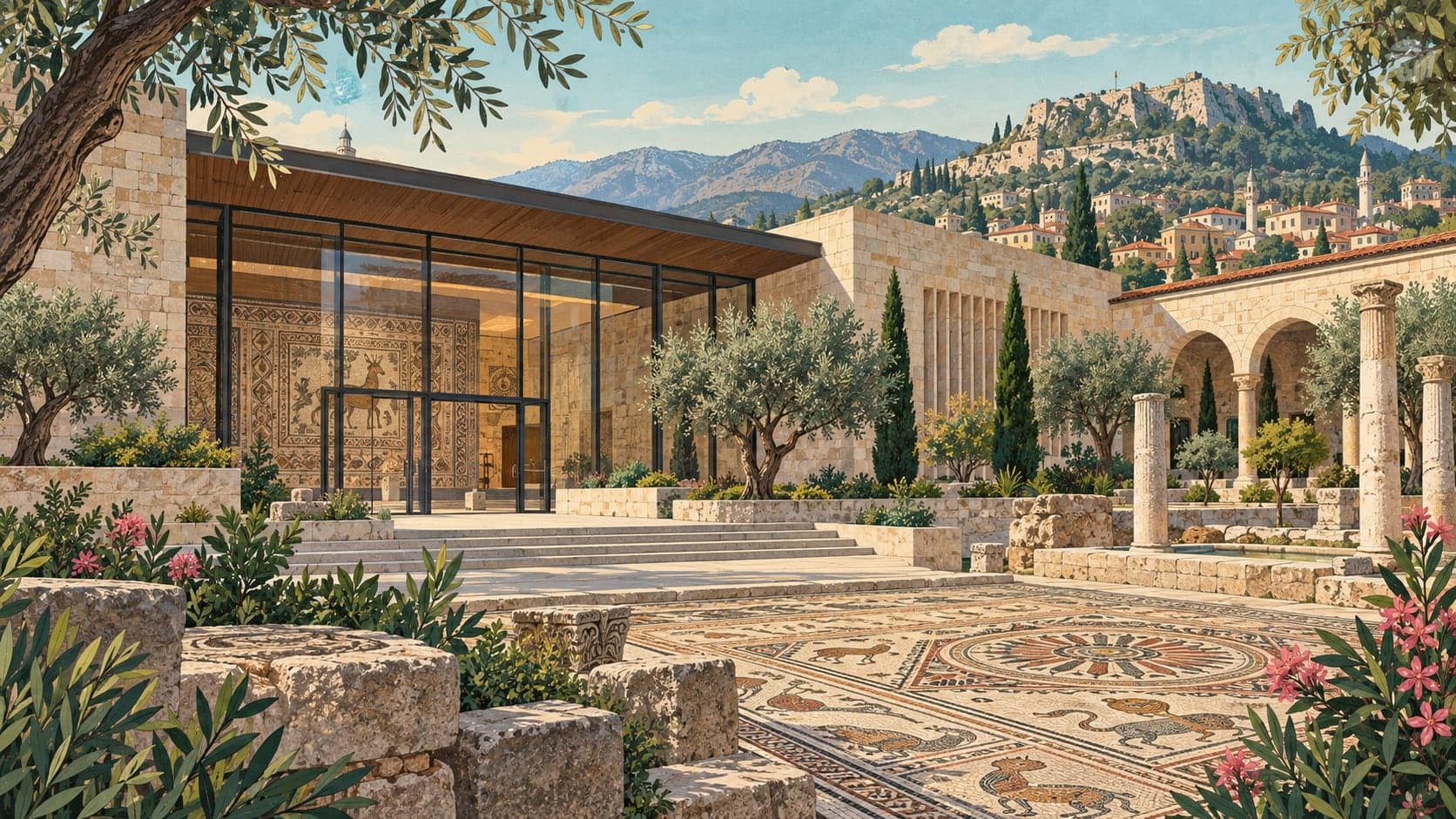 Illustration of Hatay City Museum, Hatay