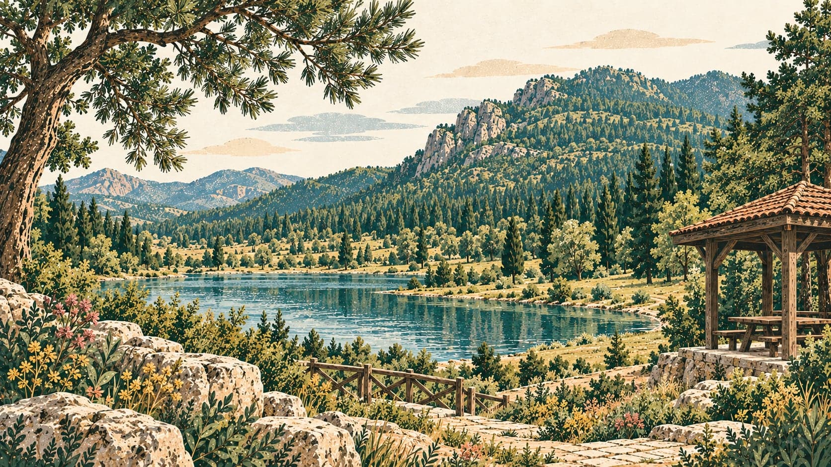 Illustration of Hazım Dağlı Nature Park, Çankırı
