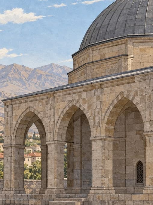 Illustration of Hüdavent Hatun Tomb, Niğde
