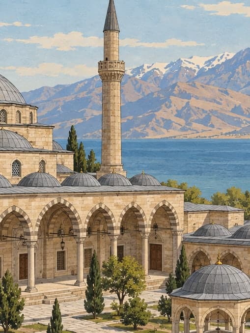 Illustration of Hüsrev Paşa Mosque and Complex, Van