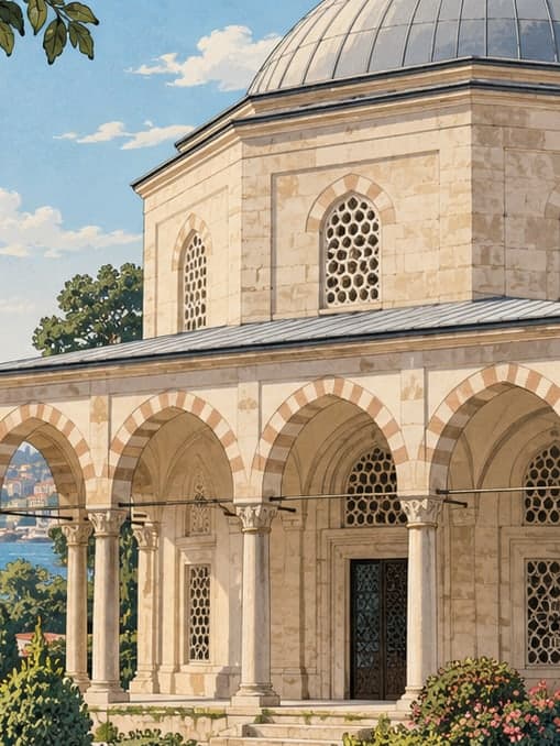 Illustration of Hüsrev Paşa Tomb, İstanbul