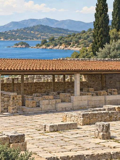 Illustration of İasos Fish Market Museum, Muğla