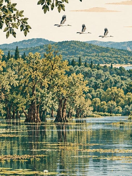 Illustration of İğneada Longoz Ormanları Milli Parkı, Kırklareli