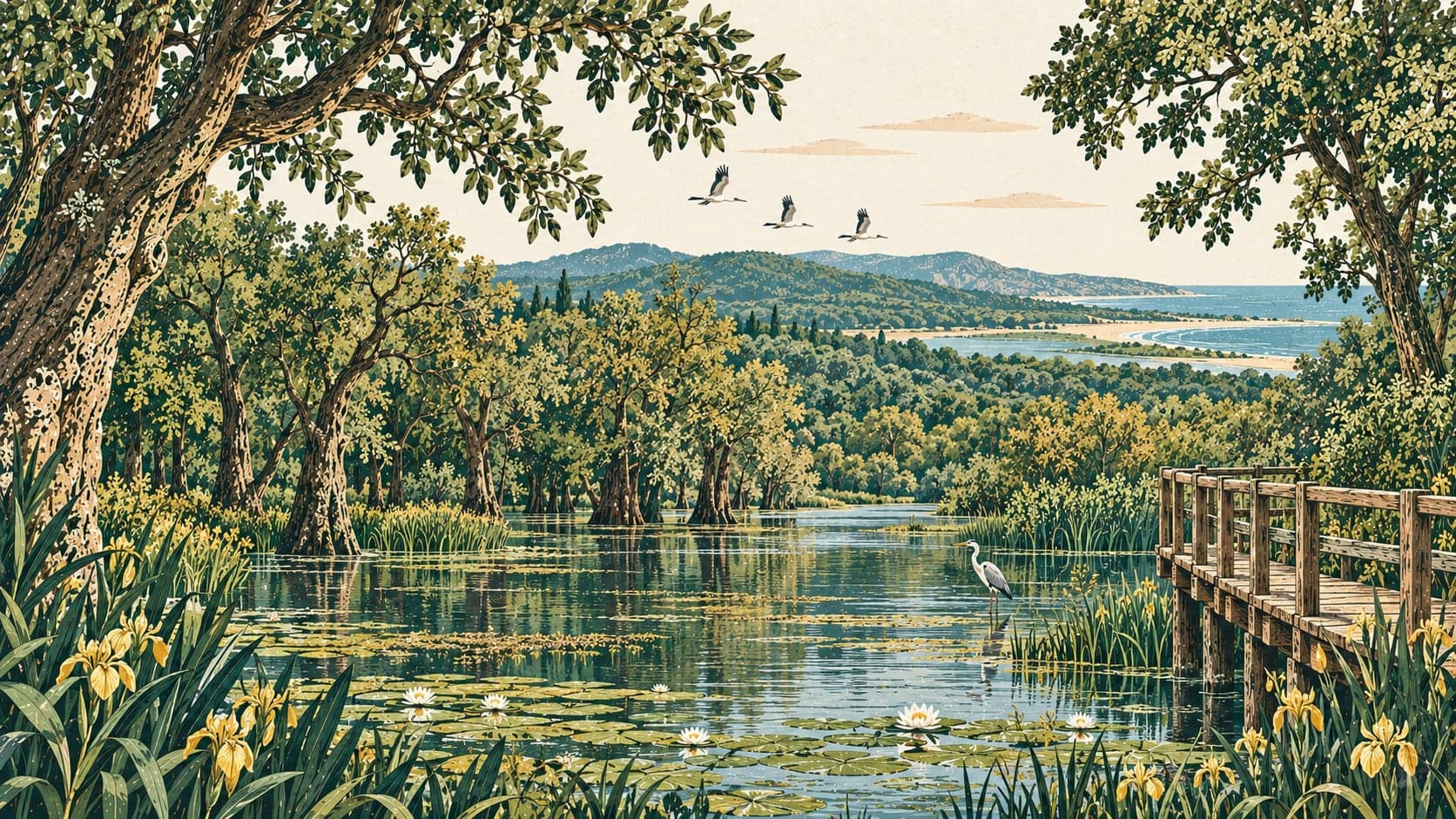 Illustration of İğneada Longoz Ormanları Milli Parkı, Kırklareli