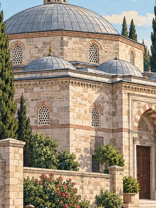Illustration of II. Bayezid Turkish Bath Culture Museum, İstanbul