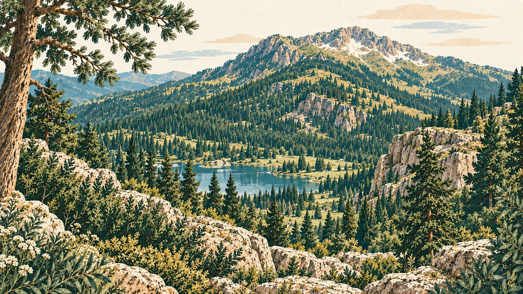 Illustration of Ilgaz Dağı Milli Parkı, Kastamonu
