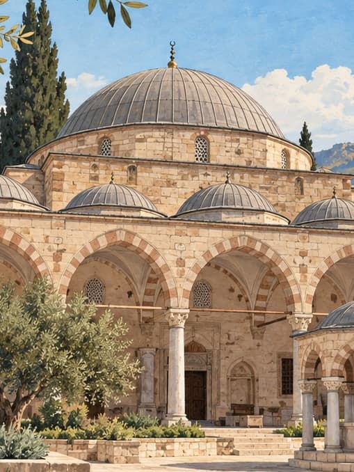 Illustration of İlyas Bey Mosque, Aydın