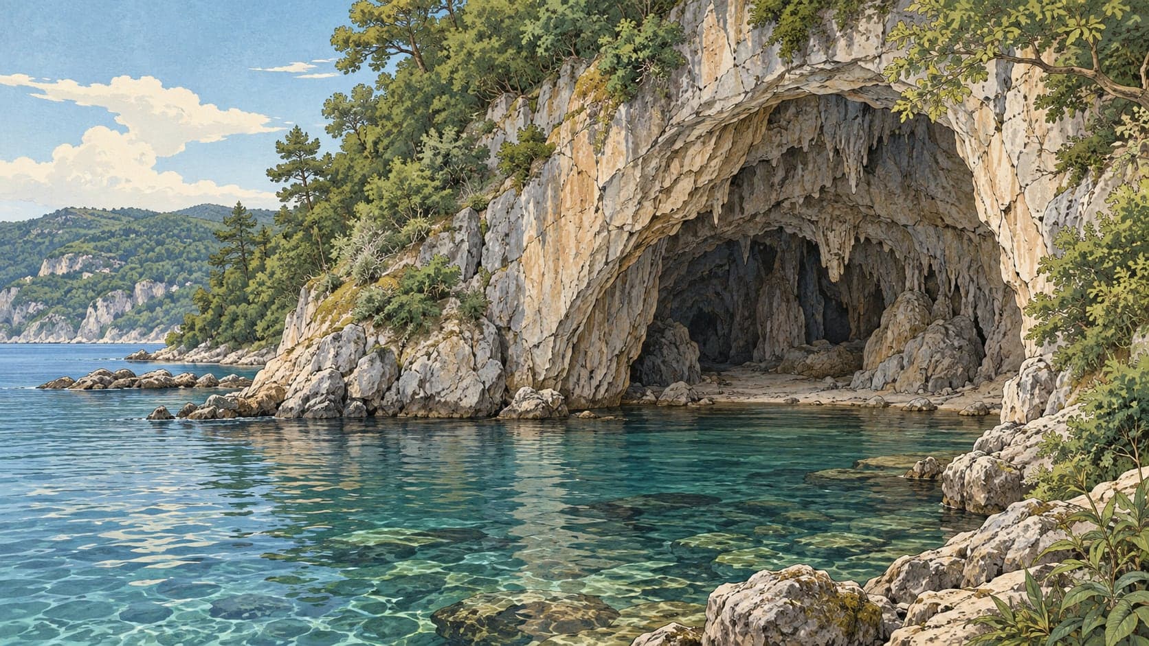 Illustration of İnaltı Cave Nature Park, Sinop