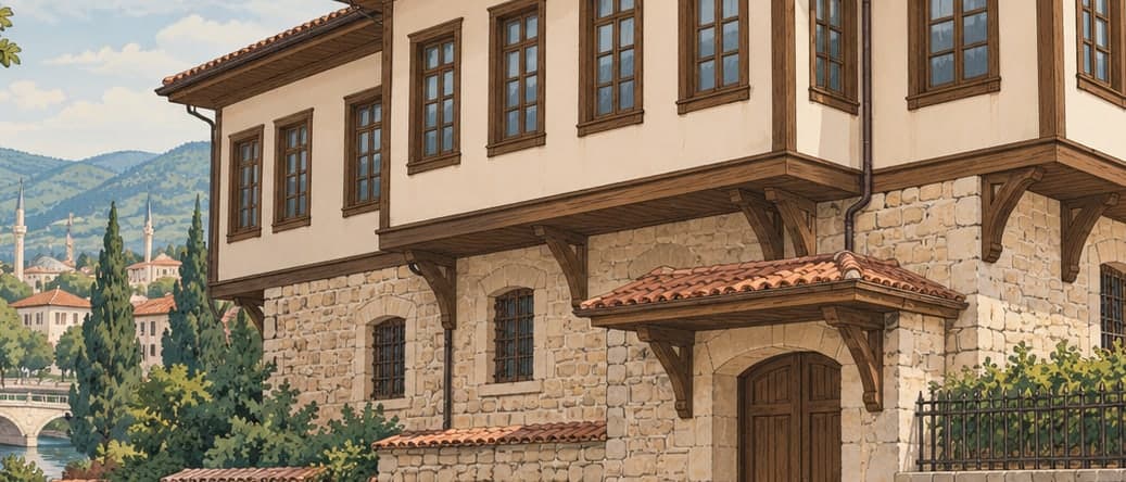 Illustration of İnönü Battles Headquarters House, Eskişehir