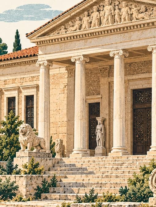 Illustration of İzmir Archaeological Museum, İzmir