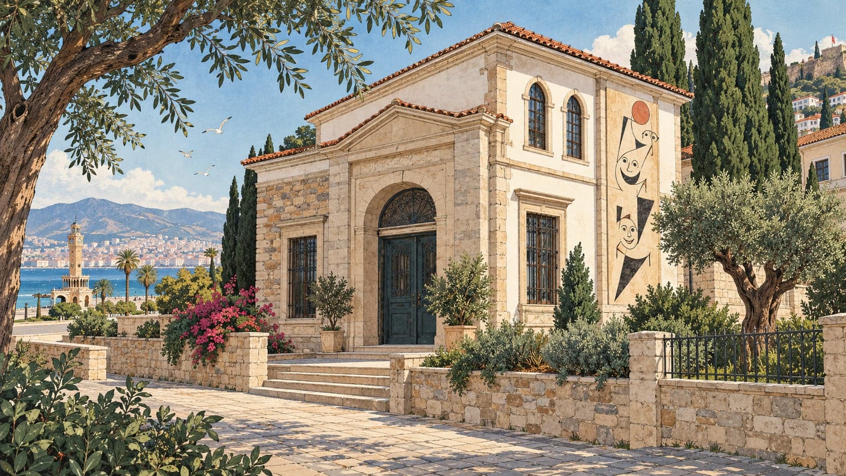 Illustration of İzmir Neşe and Cartoon Museum, İzmir