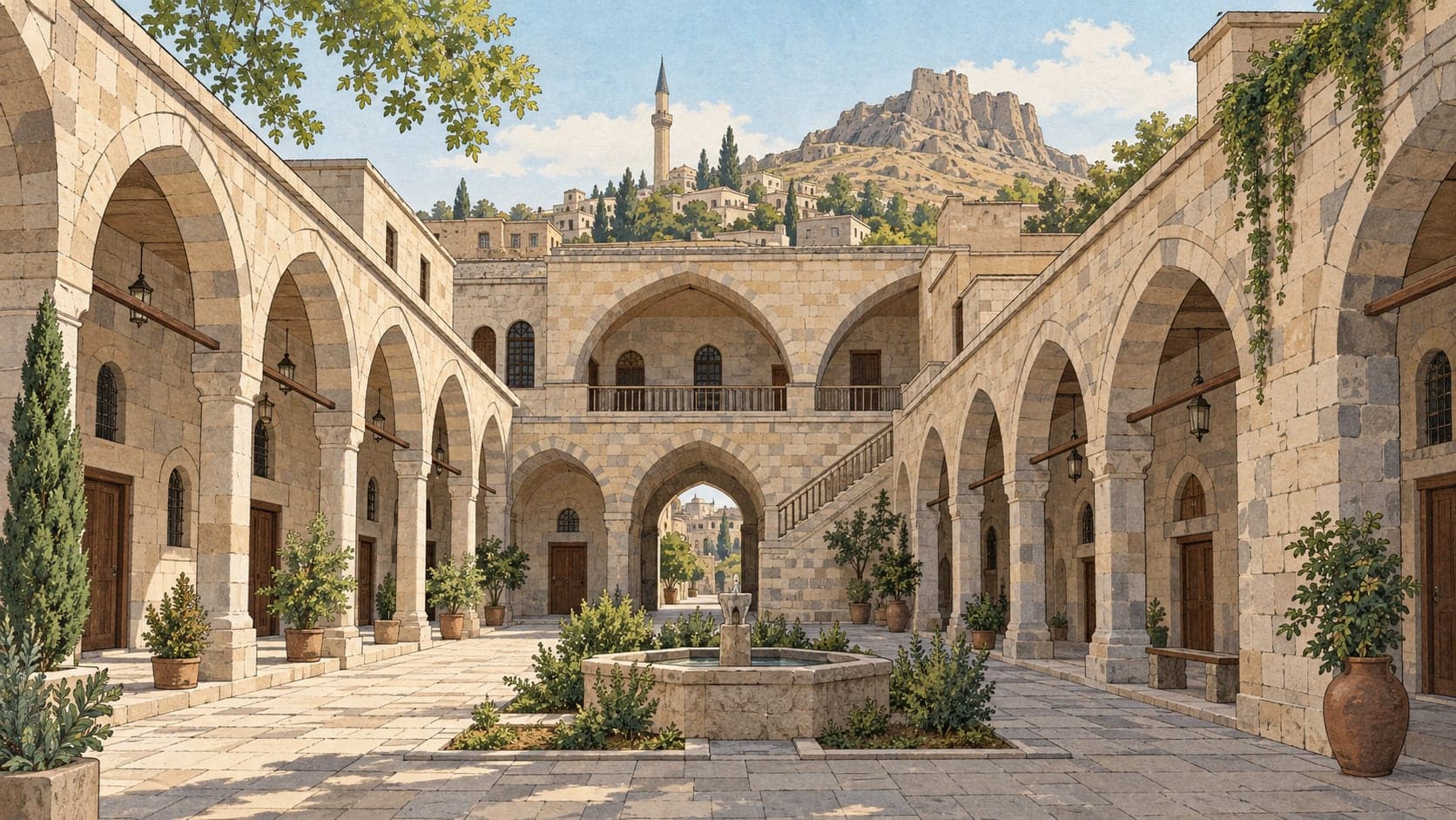Illustration of Kadıoğlu Sokak, Niğde