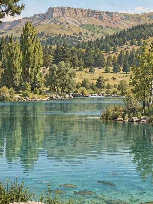 Illustration of Kangal Balıklıgöl Nature Park, Sivas