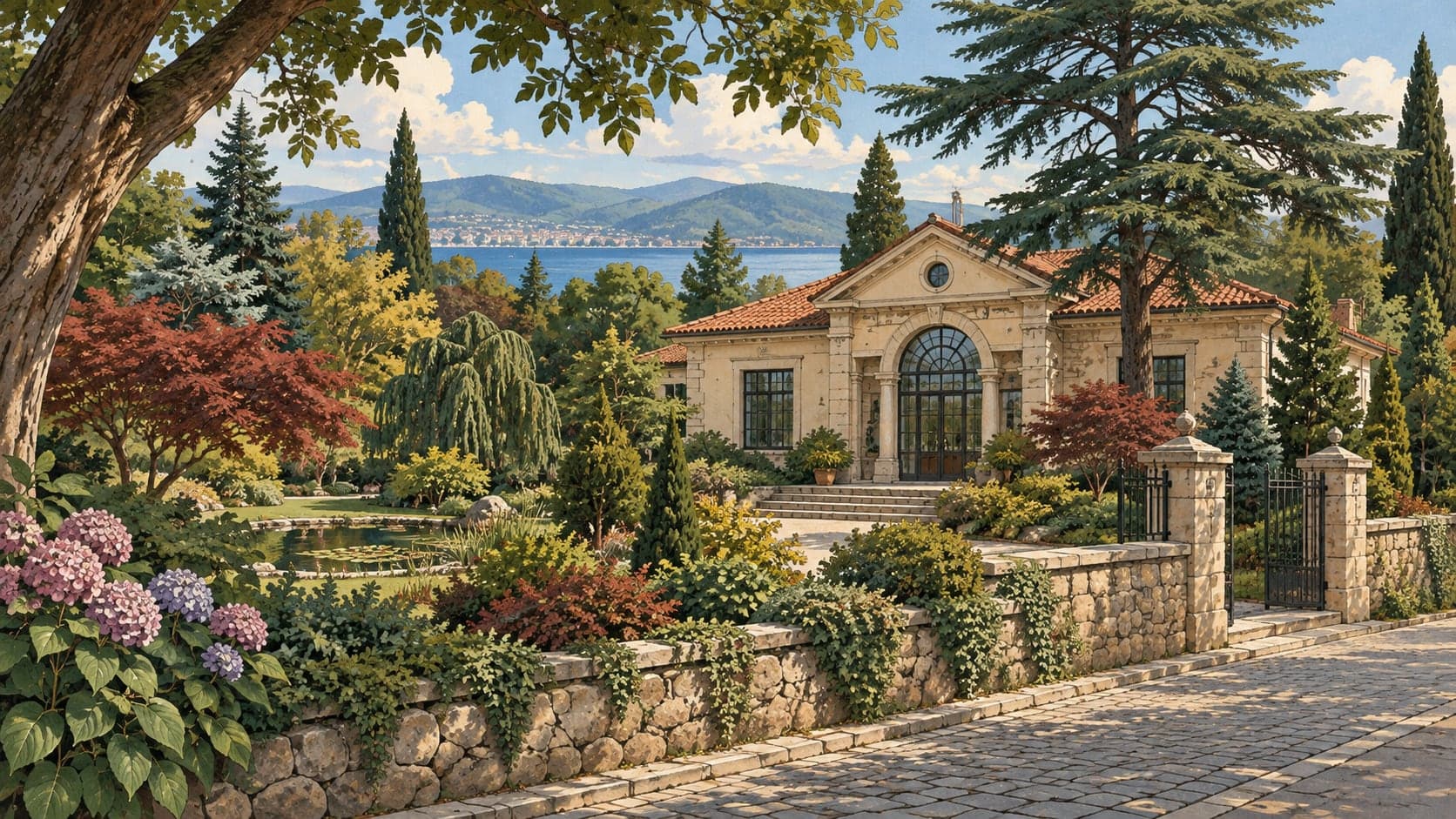 Illustration of Karaca Arboretum Living Tree Museum, Yalova