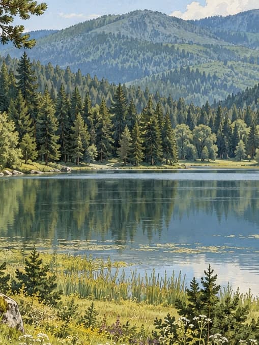 Illustration of Karaca Nature Park, Bolu