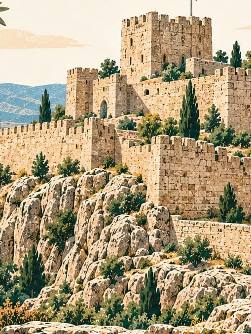 Illustration of Karaman Castle, Karaman