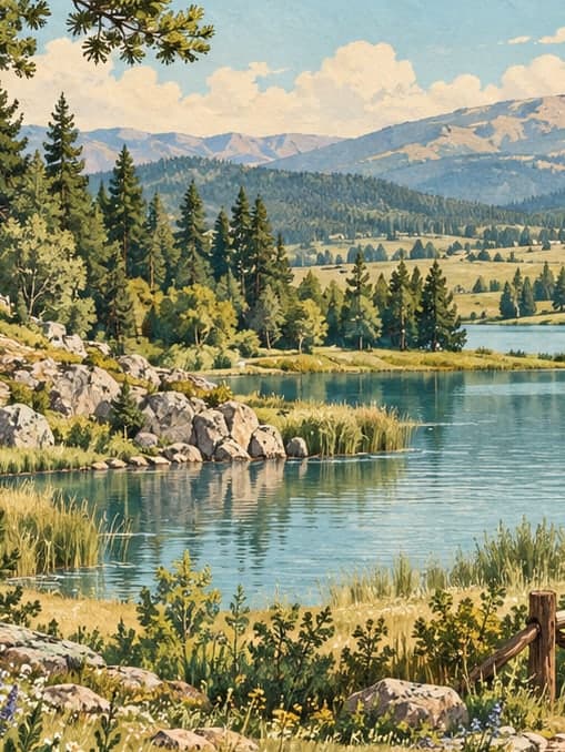 Illustration of Karşıyaka Nature Park, Sivas