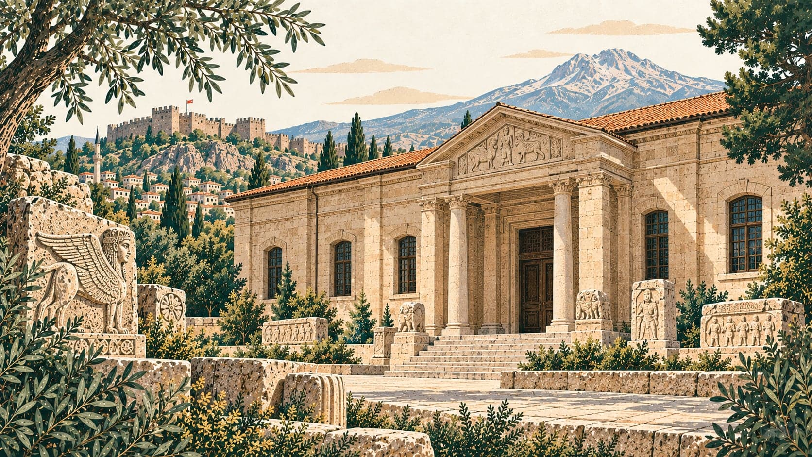 Illustration of Kayseri Archaeological Museum, Kayseri