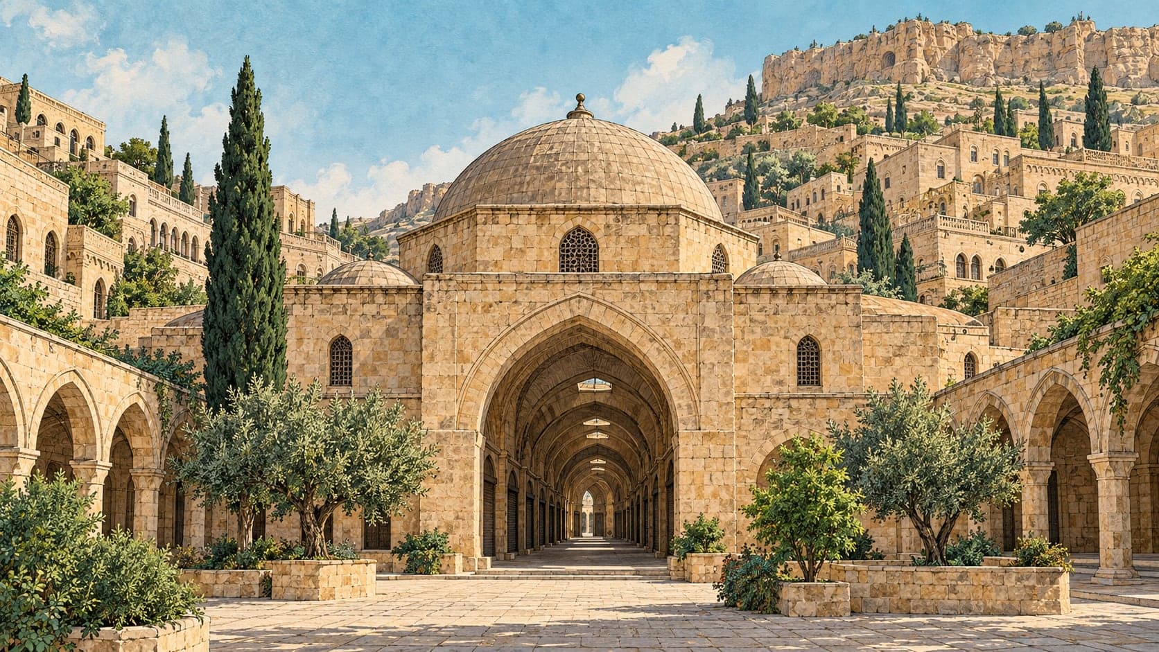 Kayseriyye Bedesten çizimi, Mardin