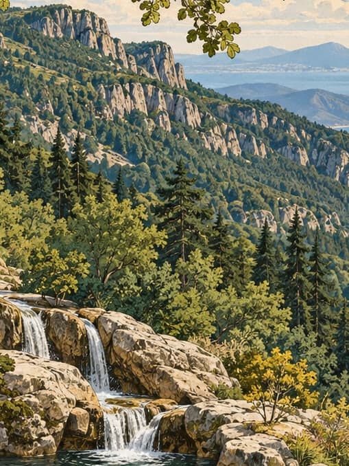 Illustration of Kazdağı National Park, Balıkesir