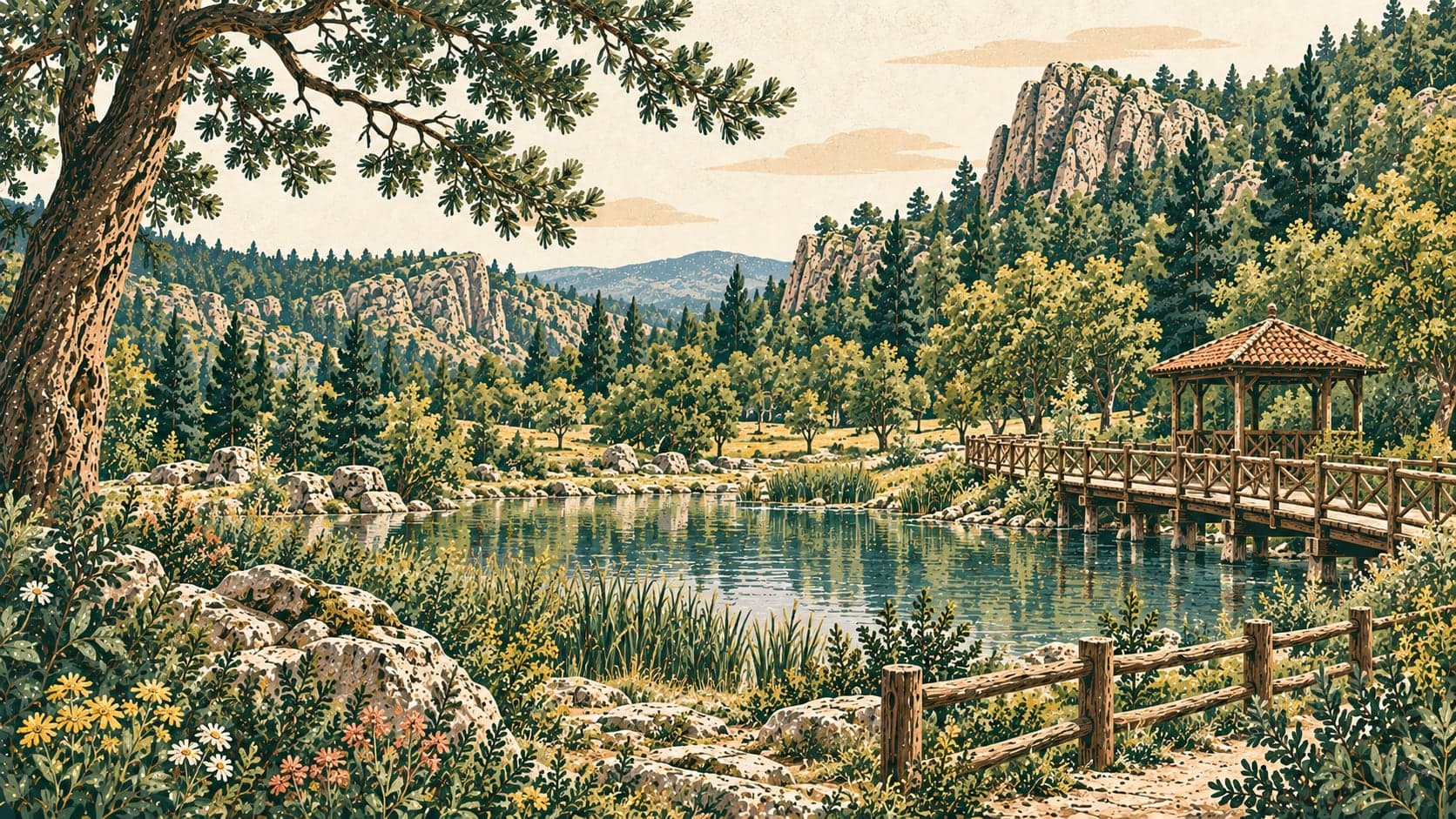 Illustration of Kenbağ Nature Park, Çankırı