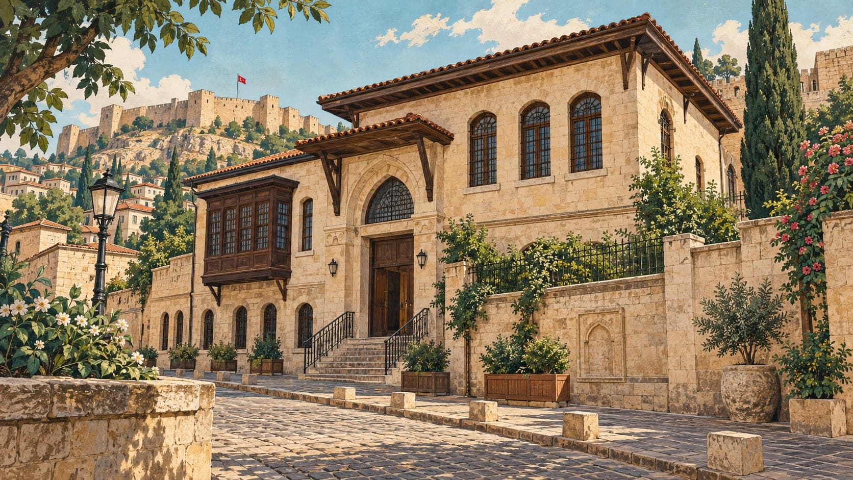 Illustration of City Museum (Culture History Museum), Gaziantep