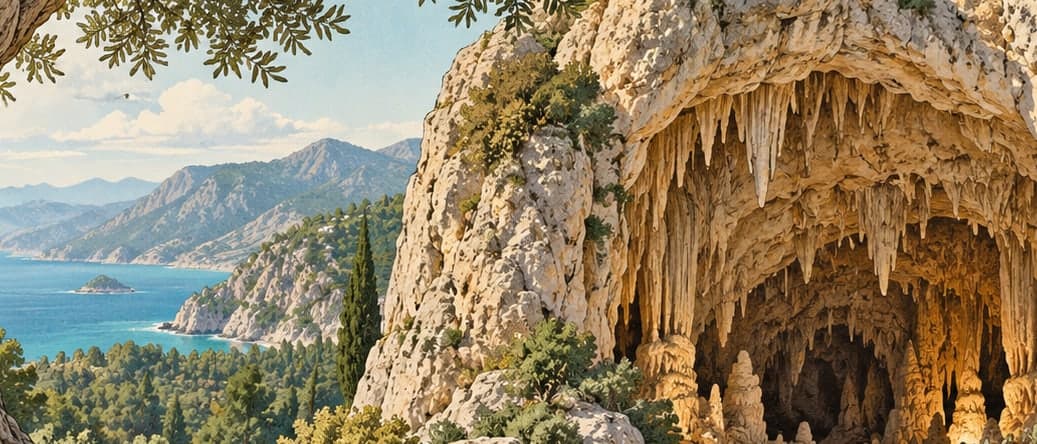 Illustration of Kocain Cave Natural Monument, Antalya