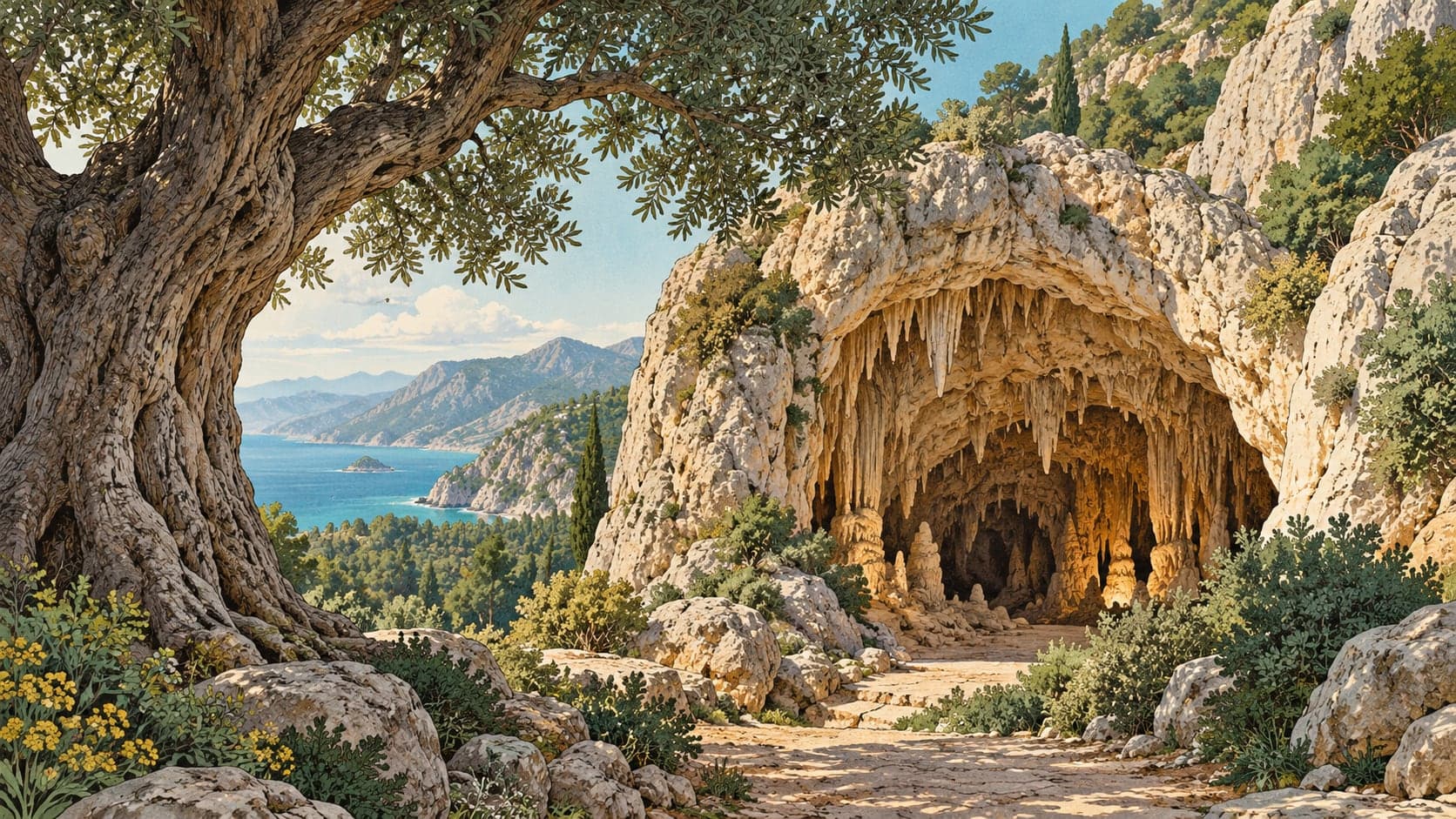 Illustration of Kocain Cave Natural Monument, Antalya