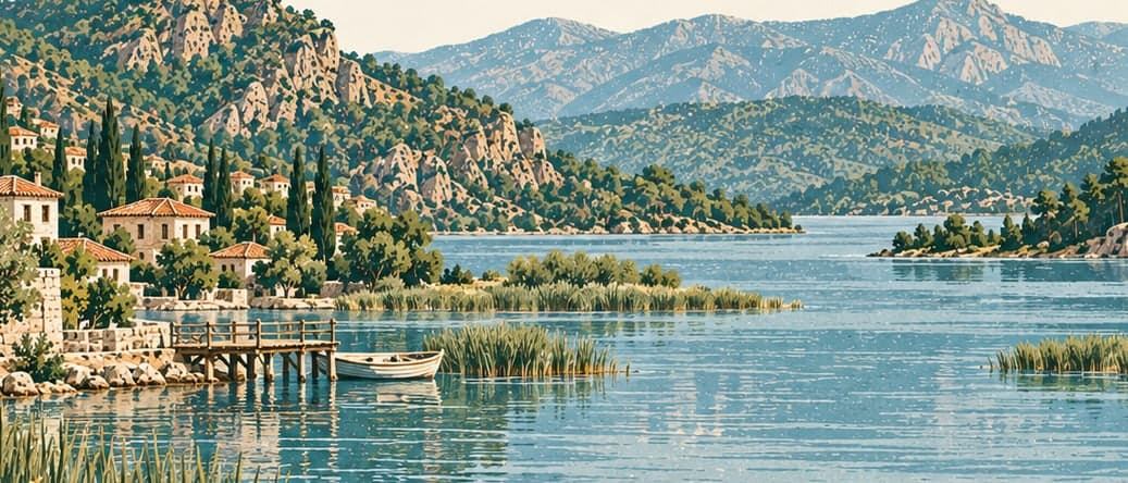Illustration of Köyceğiz Gölü, Muğla