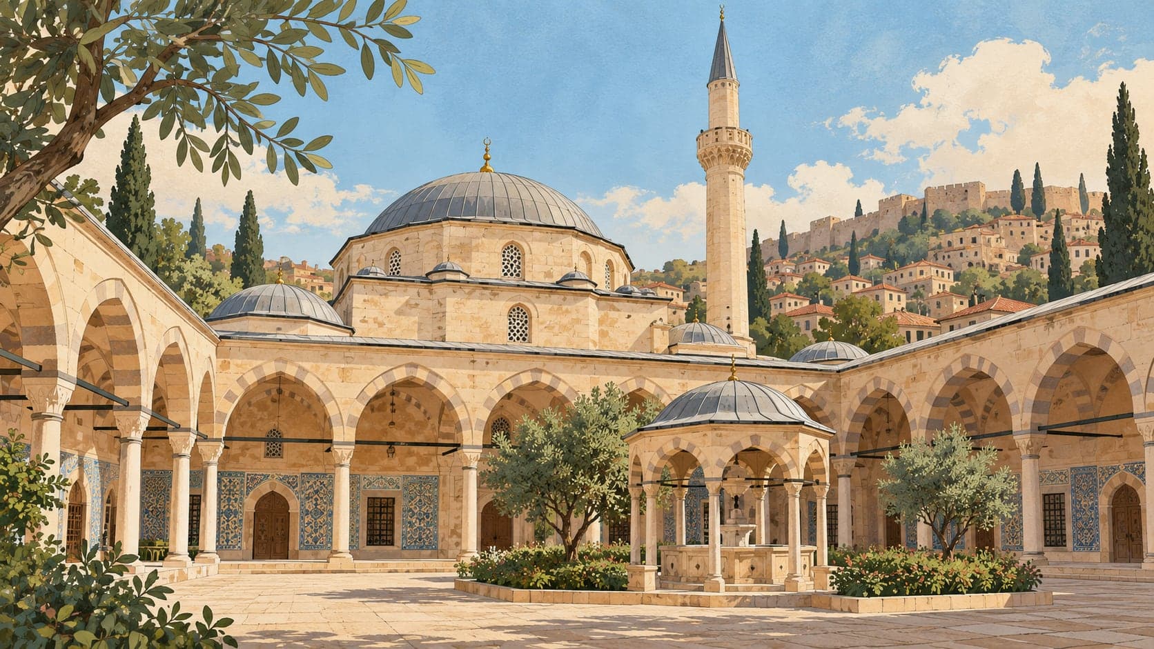 Kozluca Mosque çizimi, Gaziantep