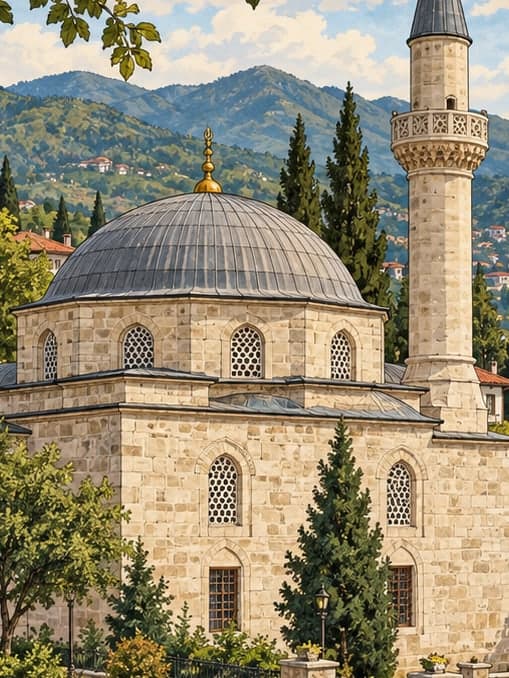 Illustration of Laleli Mosque, Ordu