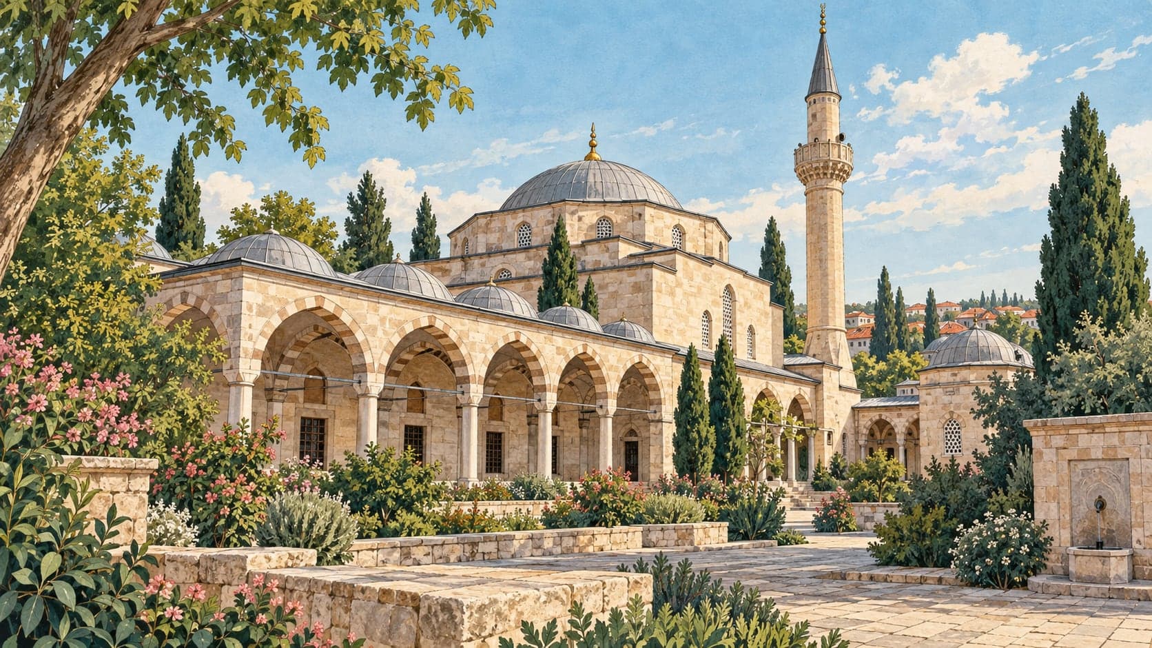 Illustration of Lüleburgaz Sokullu Mehmet Paşa Complex, Kırklareli