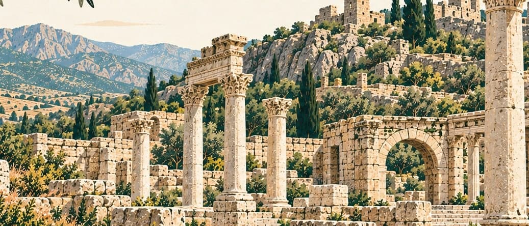 Illustration of Madenşehir Archaeological Site, Karaman