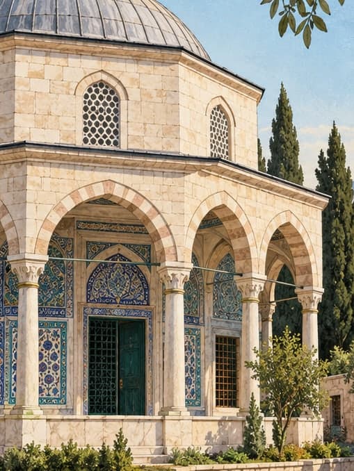 Illustration of Mahmud Paşa Tomb, İstanbul