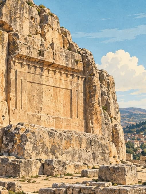 Illustration of Maltaş Frig Monument, Afyonkarahisar