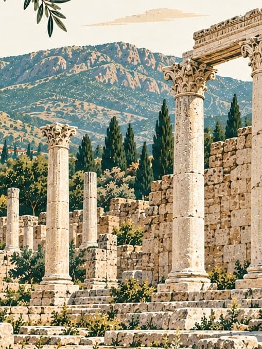 Illustration of Manisa Alaşehir Archaeological Site (philadelphia), Manisa