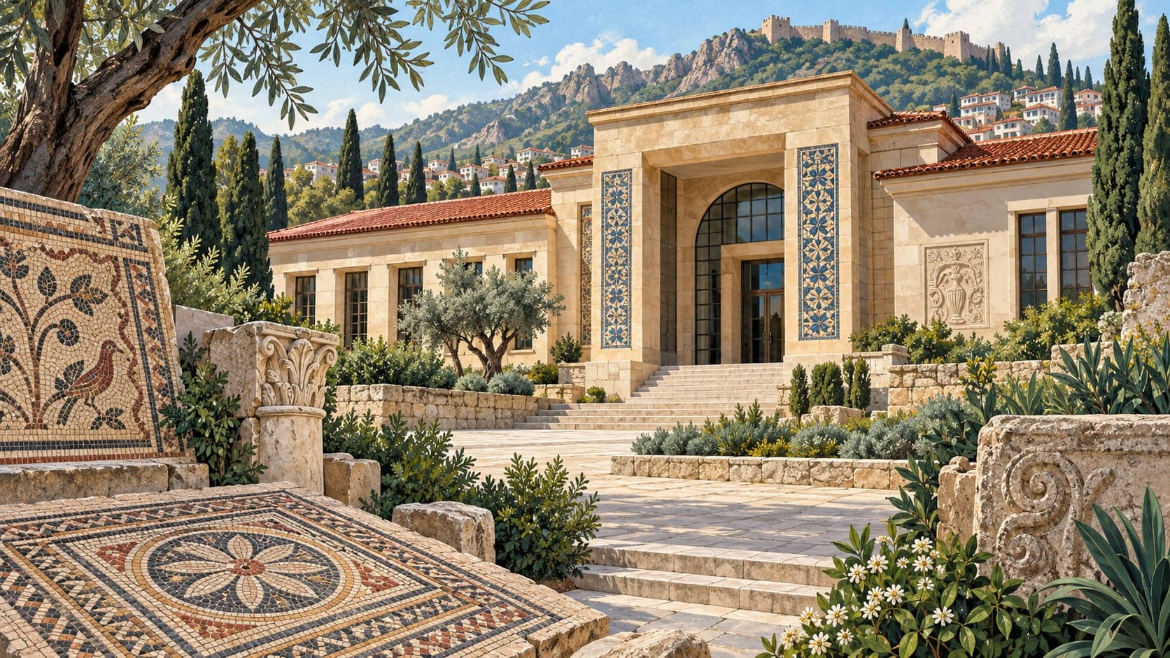 Illustration of Manisa Museum, Manisa