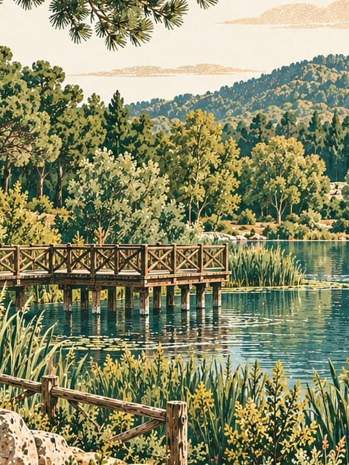 Illustration of Mehmet Akif Ersoy Nature Park, İstanbul