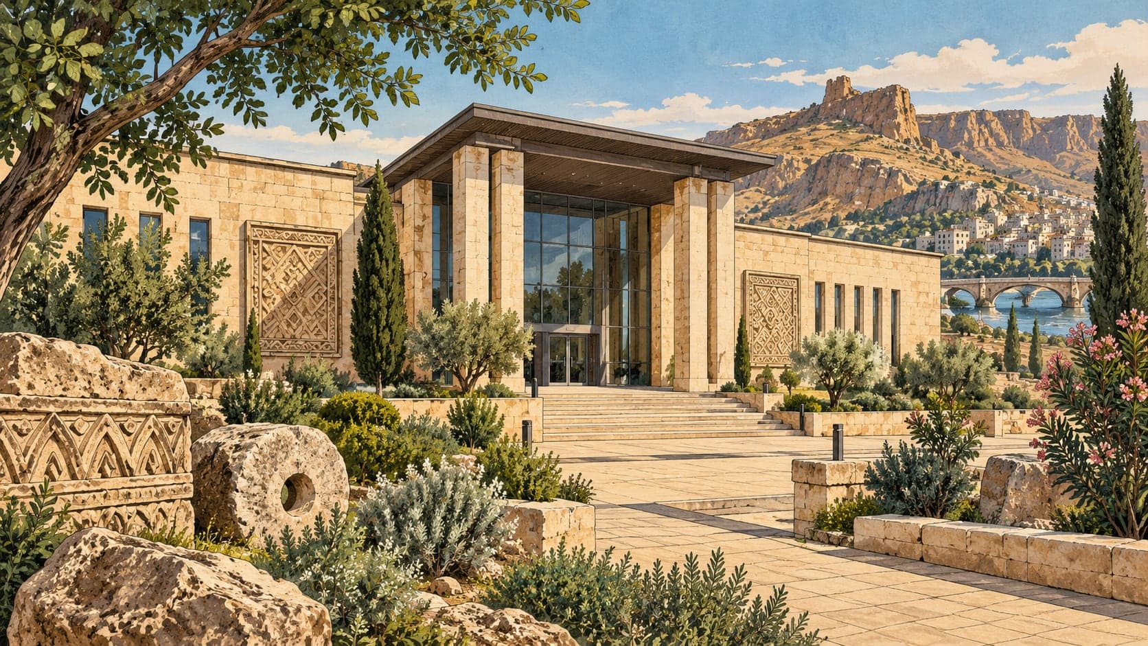 Illustration of Mehmet Cabir Alper Archaeological Museum, Batman