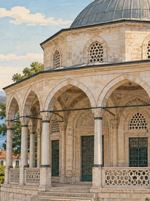 Illustration of Merkez Efendi Tomb, İstanbul