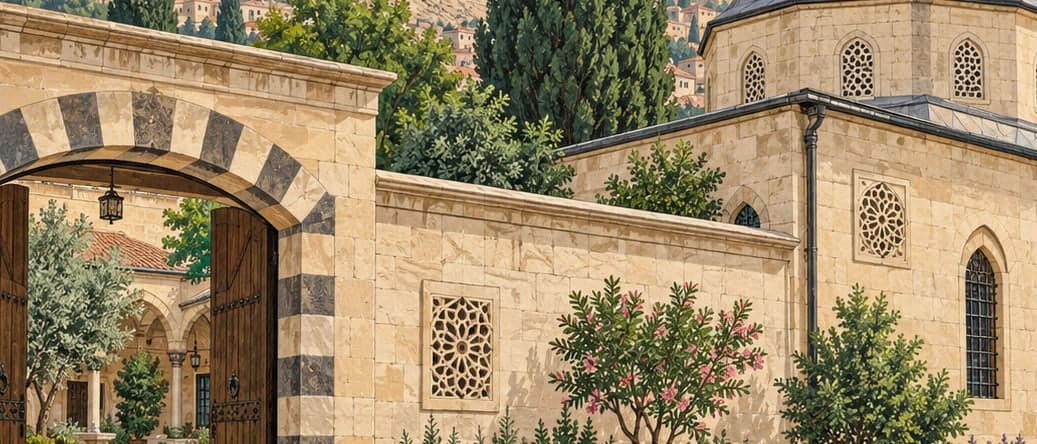 Illustration of Mevlevi Culture and Foundation Works Museum, Gaziantep