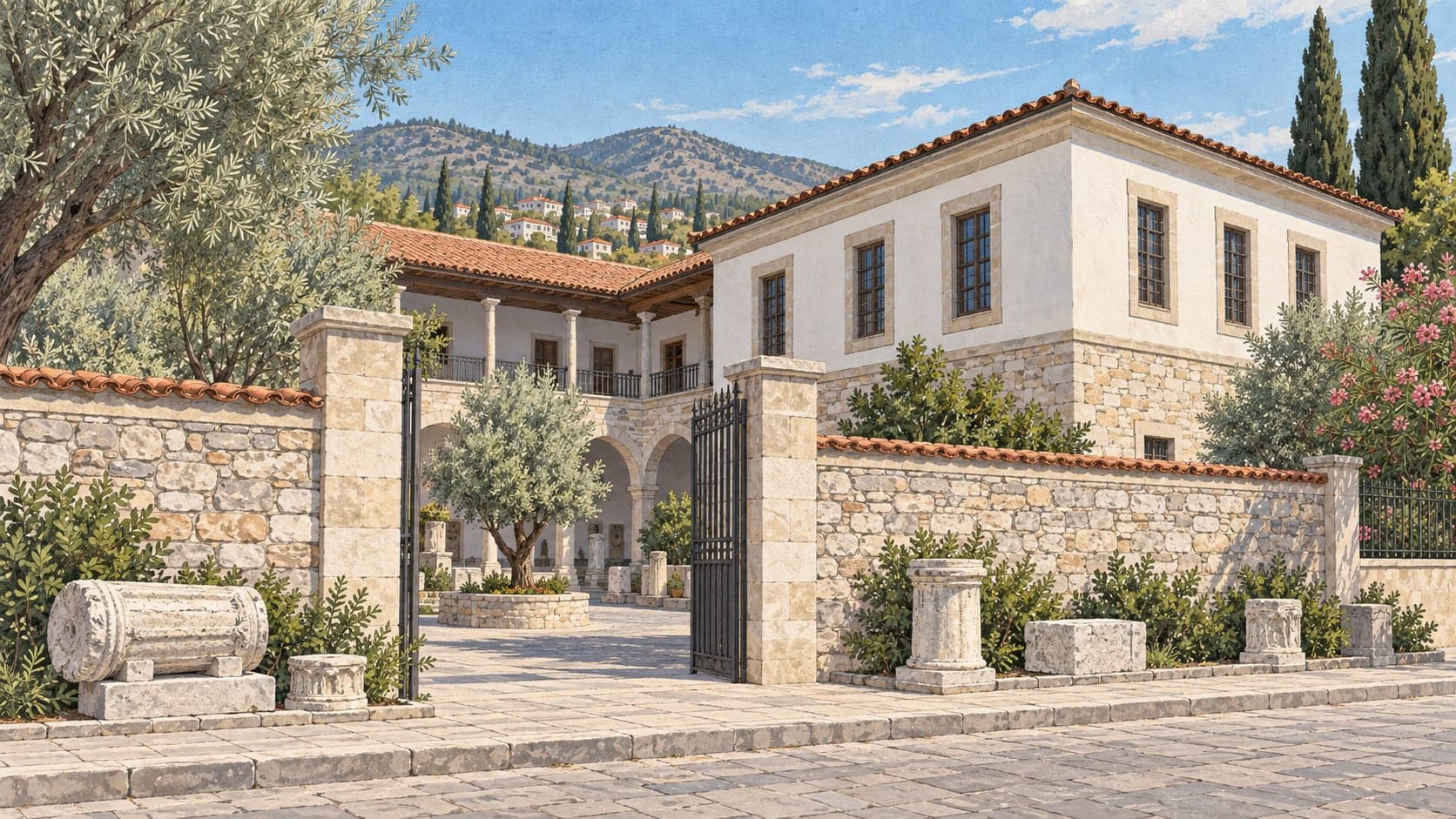 Illustration of Milas Stone Works Museum, Muğla