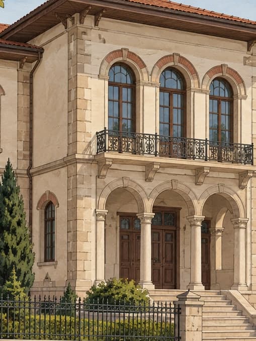 Illustration of Music Museum, Ankara