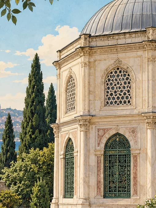 Illustration of Nakşıdil Valide Sultan Tomb, İstanbul