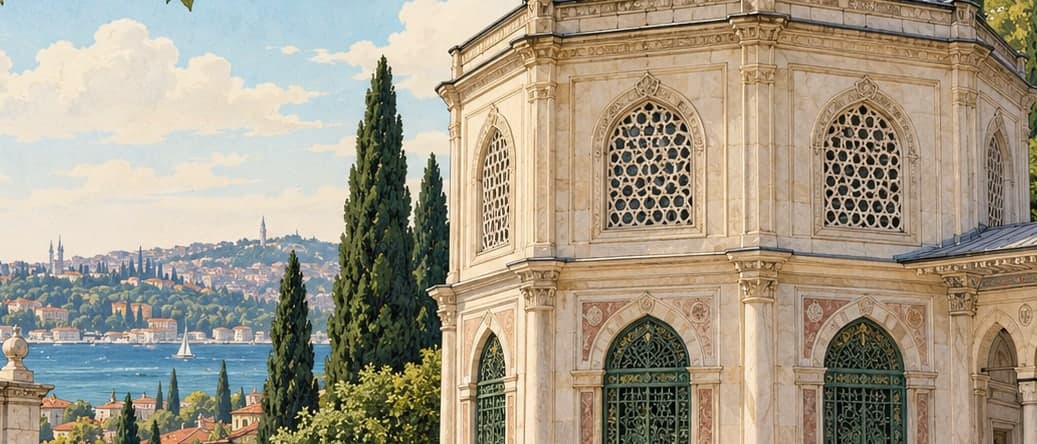 Illustration of Nakşıdil Valide Sultan Tomb, İstanbul