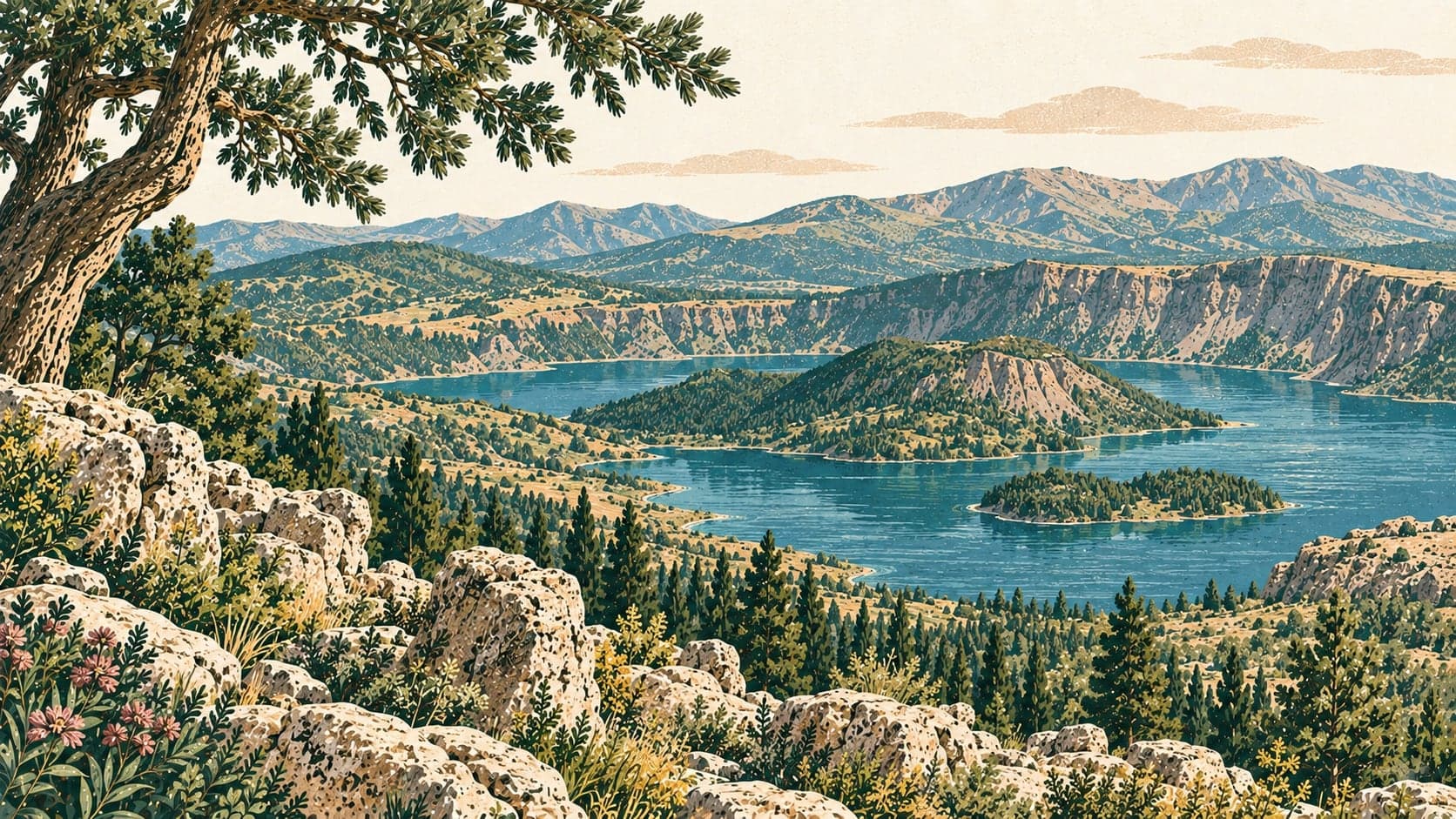 Illustration of Nemrut Kalderası National Park, Bitlis